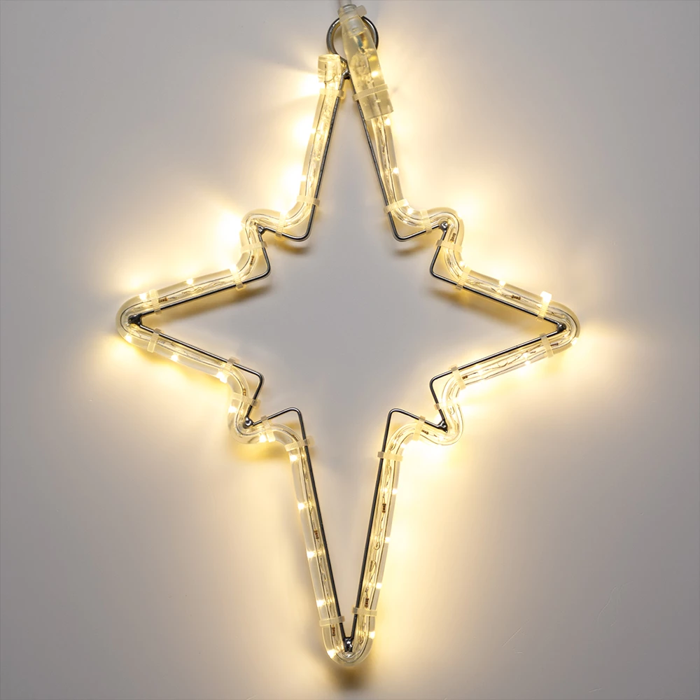 Фигура cветодиодная ARD-STAR-M3-380x250-36LED Warm (230V, 2.5W) (Ardecoled, IP65) 025314 - Viokon.com
