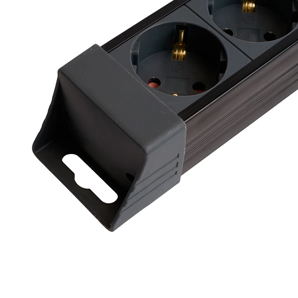 Сетевой фильтр 6-местный с/з STEKKER 3x1мм2, 5 м, 250В, 16А, серия Techno, HM22-61-05, черный (50161) - Viokon.com