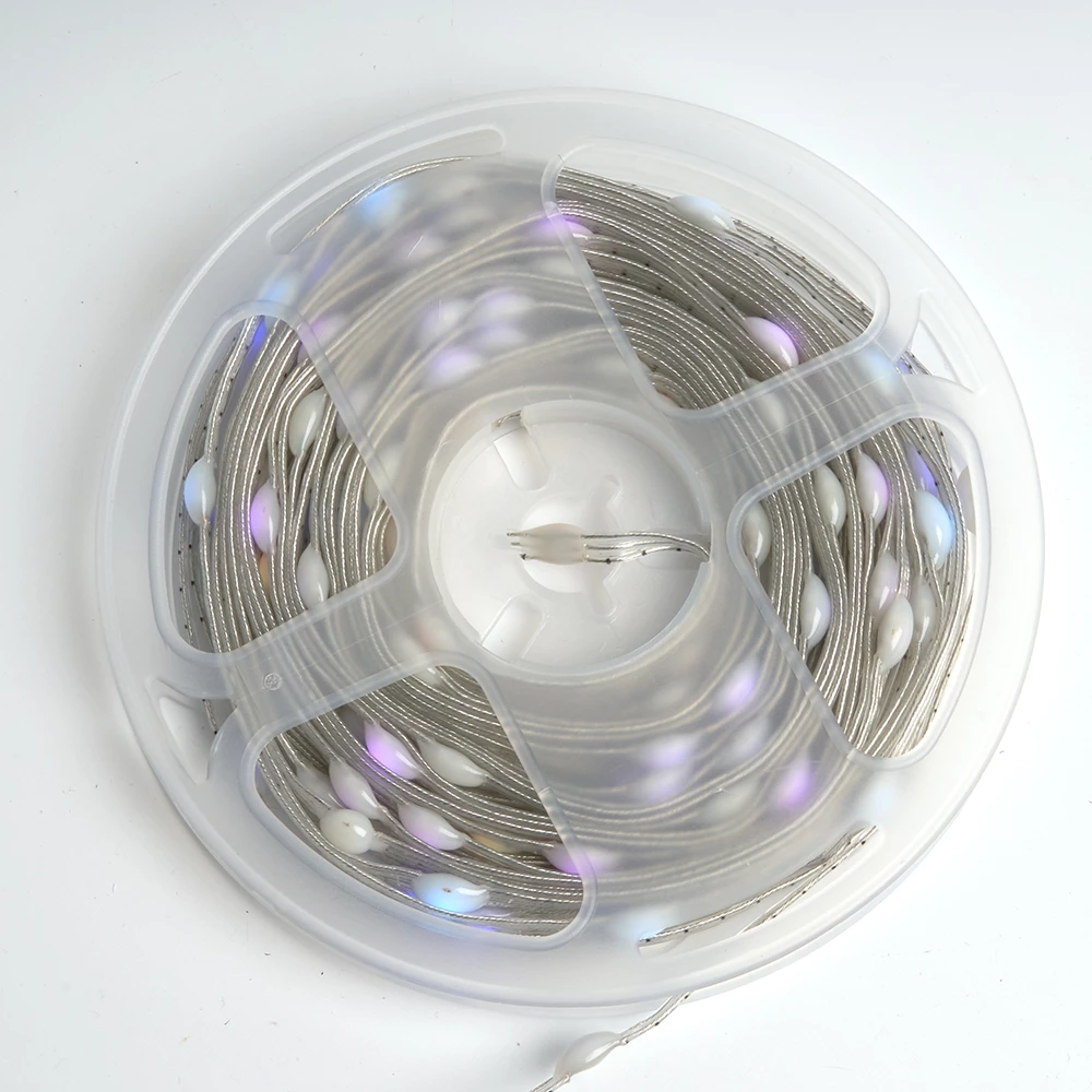 Гирлянда линейная Feron CL593 Smart, 10м USB  + Пульт ДУ RGB, прозрачный шнур (51463) - Viokon.com