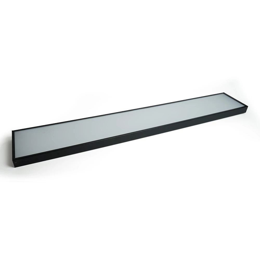 Светильник светодиодный линейный Feron.ONE AL4030 IP20 54W 4000K, рассеиватель матовый в стальном корпусе, черный 1200*40*200мм (48538) - Viokon.com