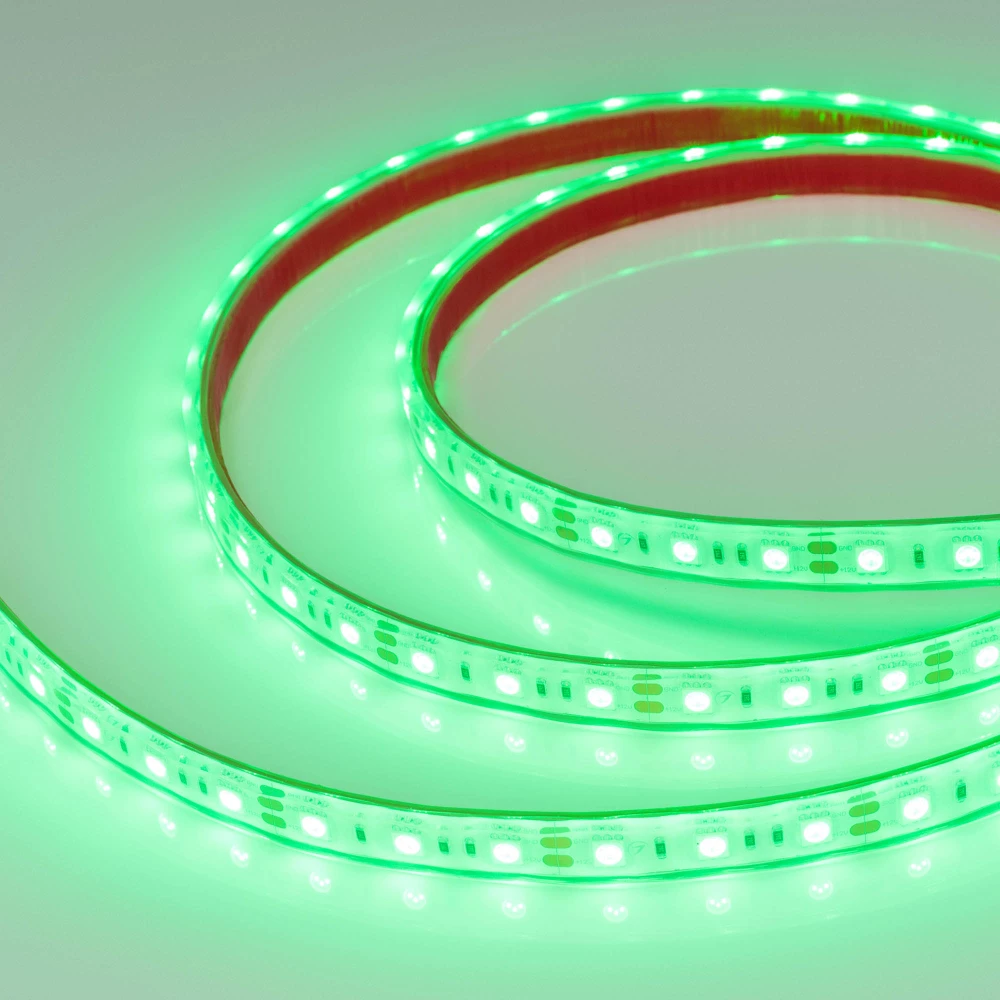 Лента герметичная RTW-PFS-B60-13mm 12V Green (14.4 W/m, IP68, 5060, 5m) (Arlight, 14.4 Вт/м, IP68) 036442 - Viokon.com