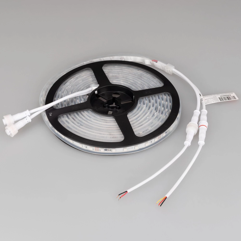 Лента герметичная SPI-P-F72-11mm 24V RGB-PX6 (14.4 W/m, IP66, 3535, 5m) (Arlight, бегущий огонь) 030484(2) - Viokon.com