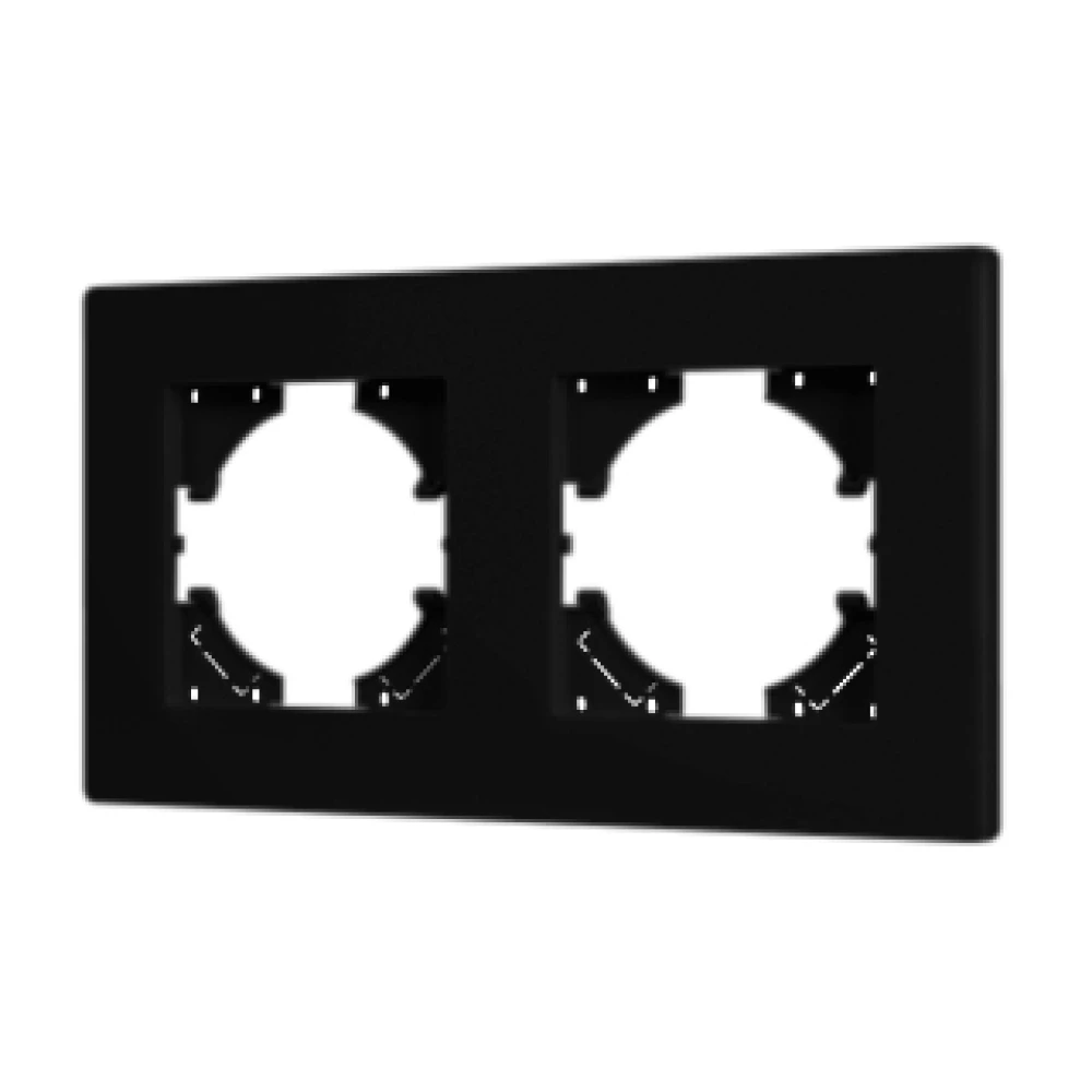 Рамка пластиковая FRM-PERIO-PL-2-BK (Arlight, -) 049751 - Viokon.com