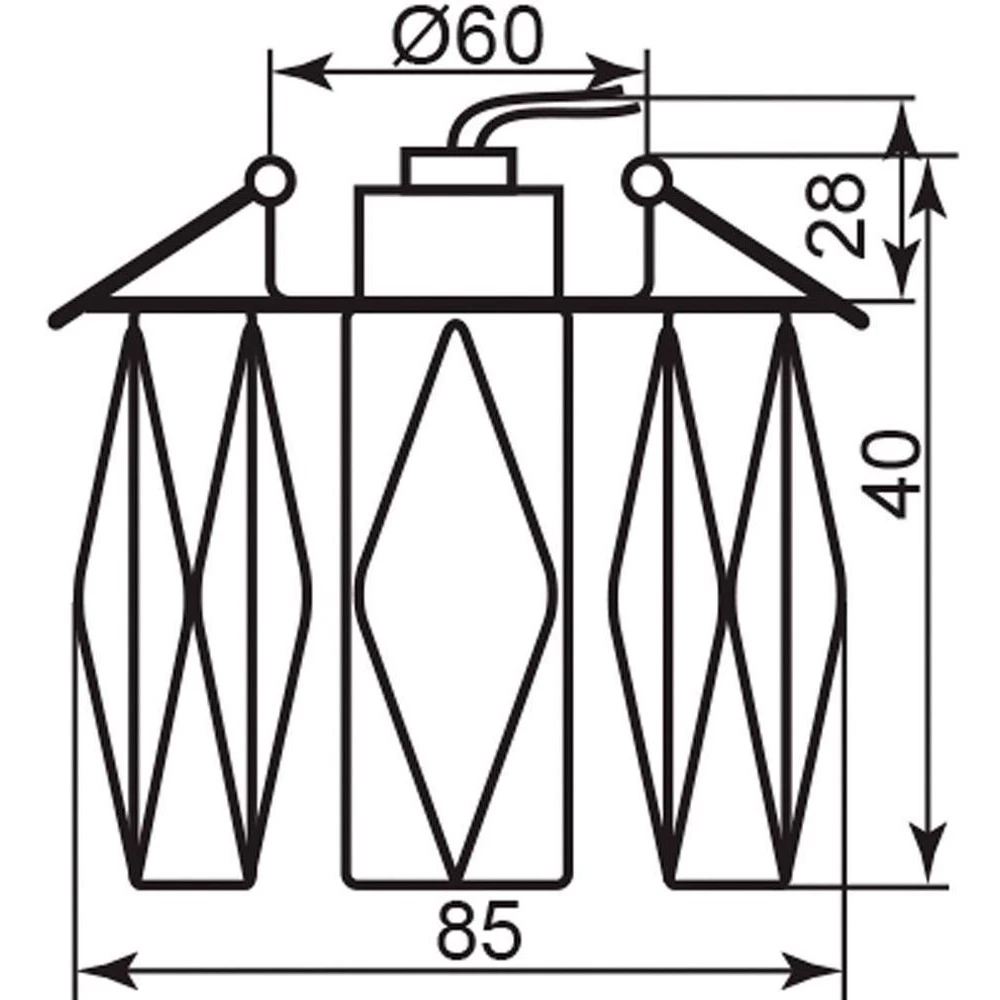 Светильник встраиваемый Feron JD186 потолочный JCD9 G9 прозрачно-желтый (18933) - Viokon.com