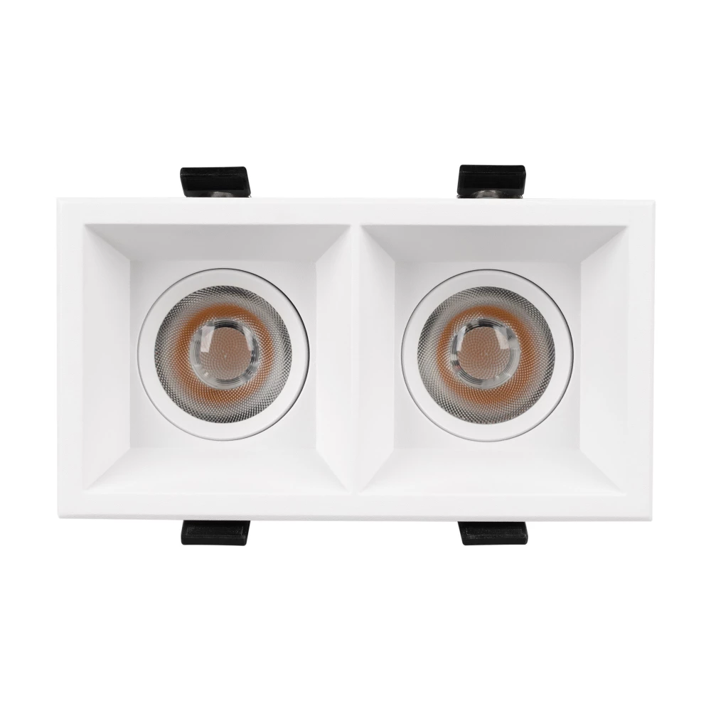 Светильник MS-FLOW-BUILT-S157x85-2x12W Warm3000 (WH, 55 deg, 230V) (Arlight, IP20 Металл, 5 лет) 055920 - Viokon.com