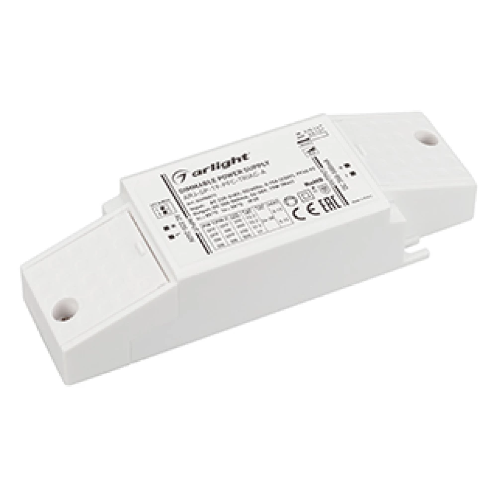 Блок питания ARJ-SP-19-PFC-TRIAC-INS (19W, 26-38V, 0.35-0.5A) (Arlight, IP20 Пластик, 5 лет) 026048(1) - Viokon.com
