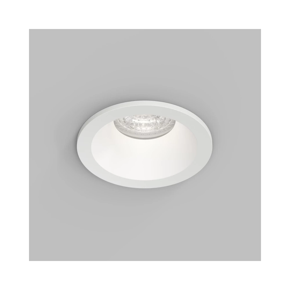 Встраиваемый влагозащищнный светильник COVE IP44 до 15 Вт LED GU10 алюминий белый - Viokon.com