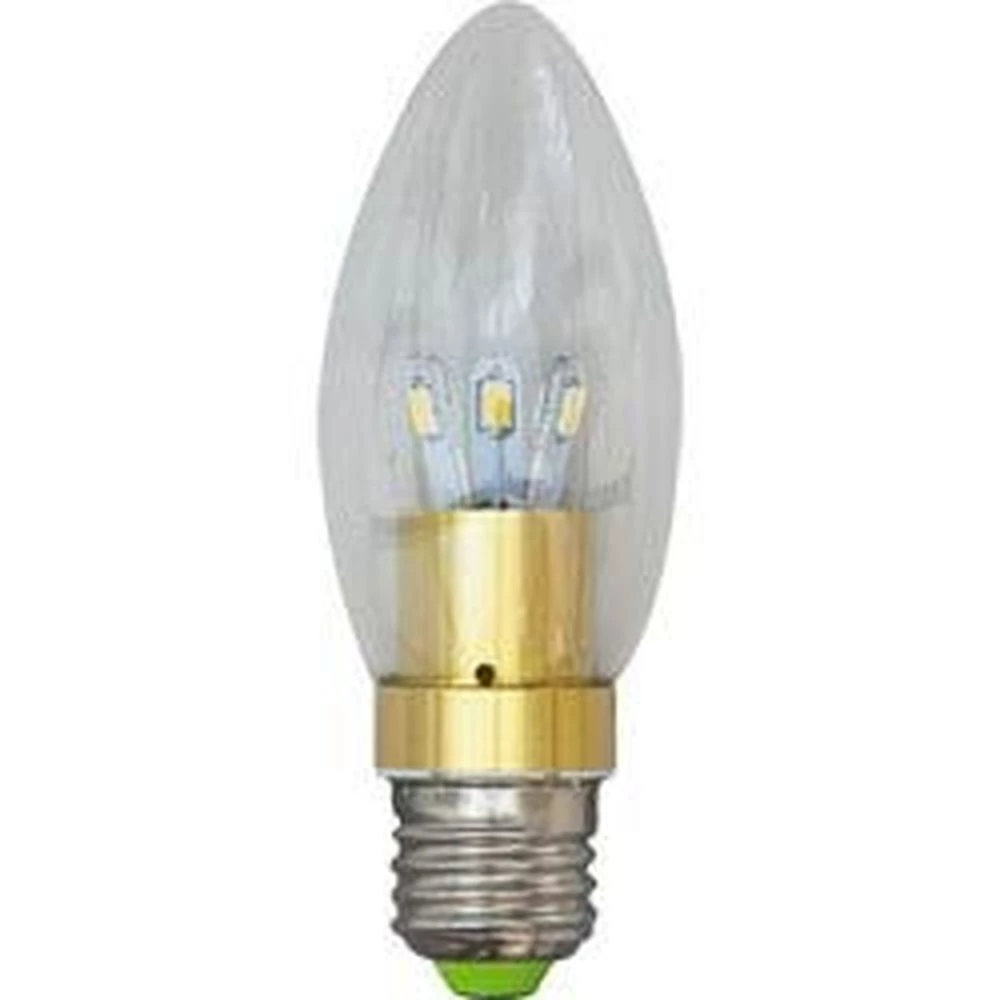 Лампа светодиодная, 6LED(3.5W) 230V E27 6400K матовая золото, LB-70 (25307) - Viokon.com