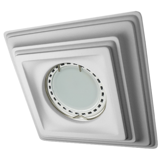 Светильник гипсовый встраиваемый mr 16 Roden RD-105 Wh - Viokon.com