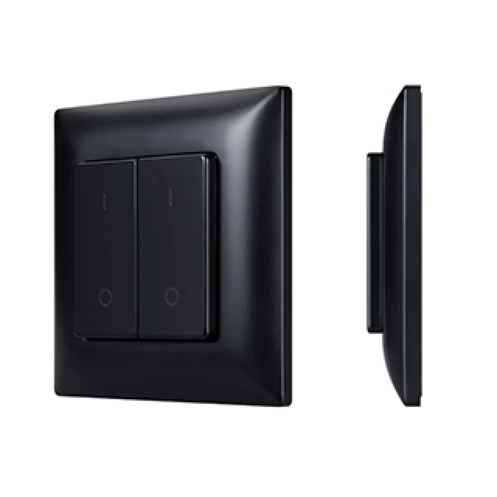 INTELLIGENT ARLIGHT Кнопочная панель SMART-RF-801-22-2G-DIM-SUF Black (3V, 2.4G) (IARL, IP20 Пластик, 5 лет) 050446 - Viokon.com