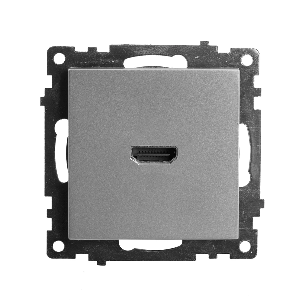 Розетка HDMI 2.1, Type A (механизм), STEKKER, GLS00-7118-08, серия Катрин, золото (50060) - Viokon.com