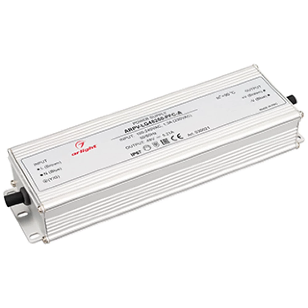 Блок питания ARPV-LG48250-PFC-A (48V, 5.21A, 250W) (Arlight, IP67 Металл, 5 лет) 030021 - Viokon.com