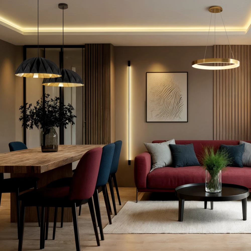 Светильник настенный TRIXRAY 18Вт 2200мм 3000К алюминий черный - Viokon.com