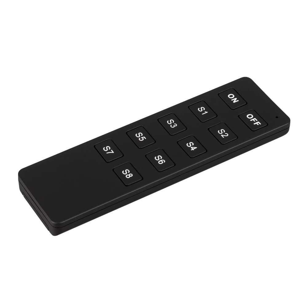 INTELLIGENT ARLIGHT Пульт SMART-801-22-8SC-MULTI Black (3V, 2.4G) (IARL, IP20 Пластик, 5 лет) 037335 - Viokon.com