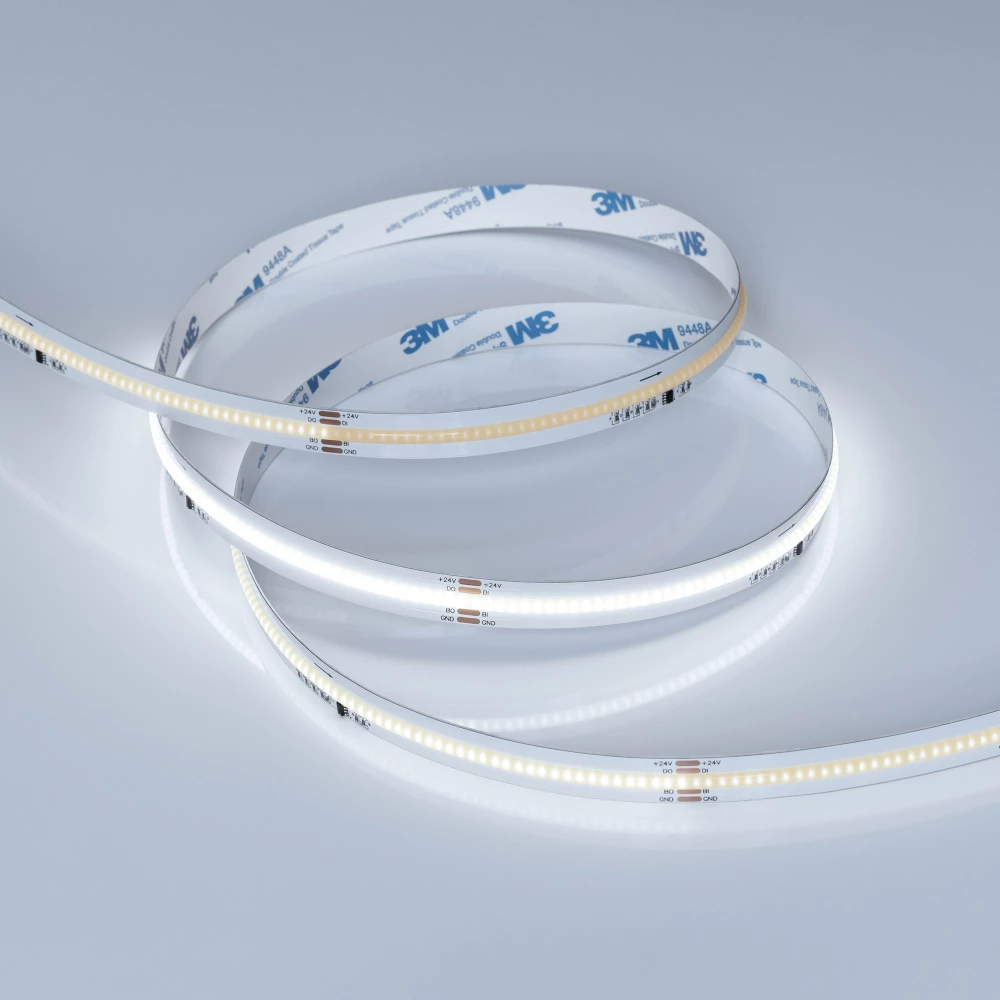 Лента SPI-COB-X378-12mm 24V White6000-PX63-BPT (7 W/m, IP20, 5m) (Arlight, бегущий огонь) 041735 - Viokon.com