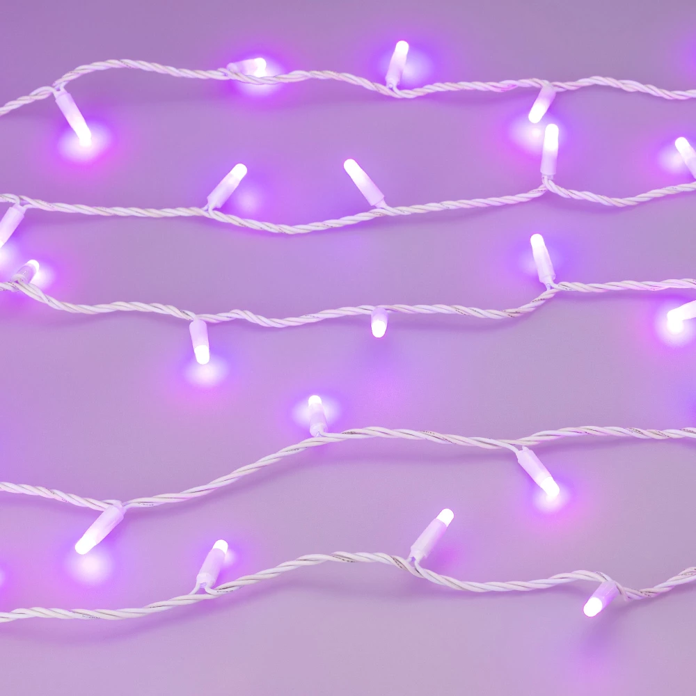 Светодиодная гирлянда ARD-STRING-CLASSIC-10000-WHITE-95LED-MILK-LIVE RGBW-DMX (24V, 10W) (Ardecoled, IP65) 031749 - Viokon.com