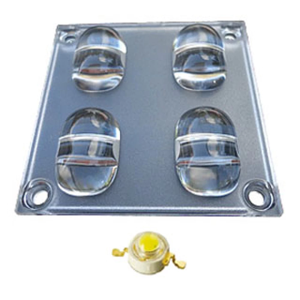 Блок линз STB 4 (130x60°, 4 LED) (Turlens, -) 013487 - Viokon.com