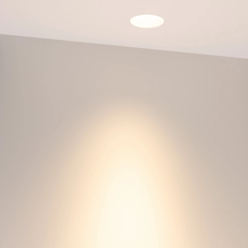 Светильник MS-ARADO-TRIMLESS-R75-12W Warm3000 (WH-WH, 24 deg, 230V) (Arlight, IP20 Металл, 5 лет) 058773 - Viokon.com