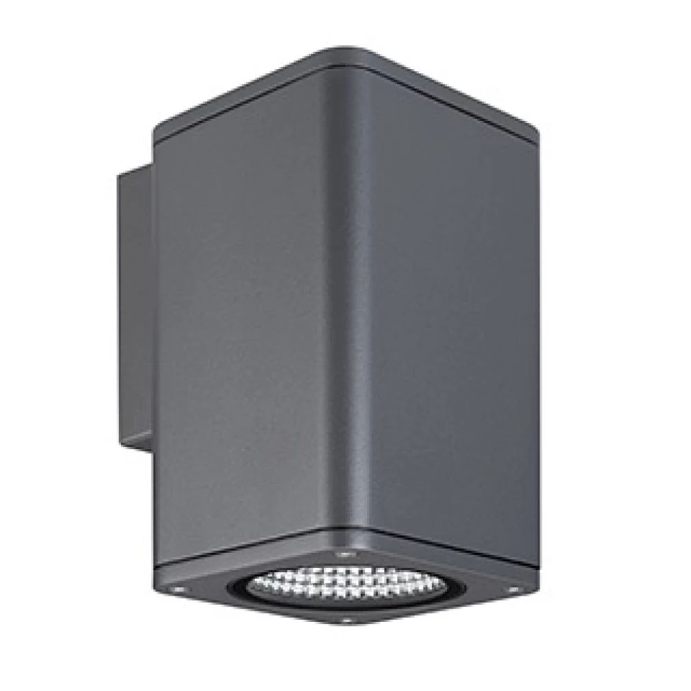 Светильник LGD-EVO-WALL-S100x100-12W Warm3000 (GR, 44 deg, 230V) (Arlight, IP54 Металл, 3 года) 046193 - Viokon.com