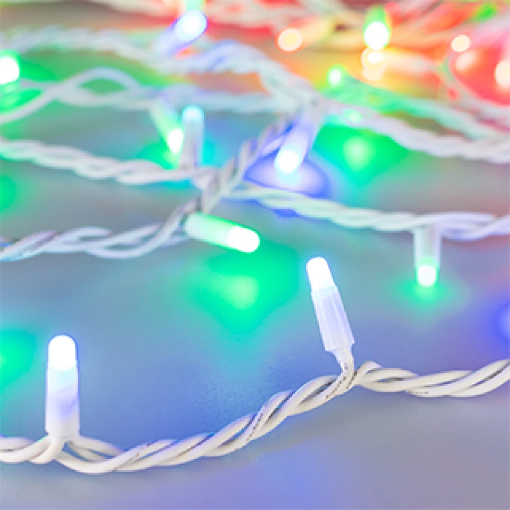 Светодиодная гирлянда ARD-STRING-PRO-10000-WHITE-95LED-MILK-LIVE RGBW-DMX (24V, 10W) (Ardecoled, IP65) 031757 - Viokon.com