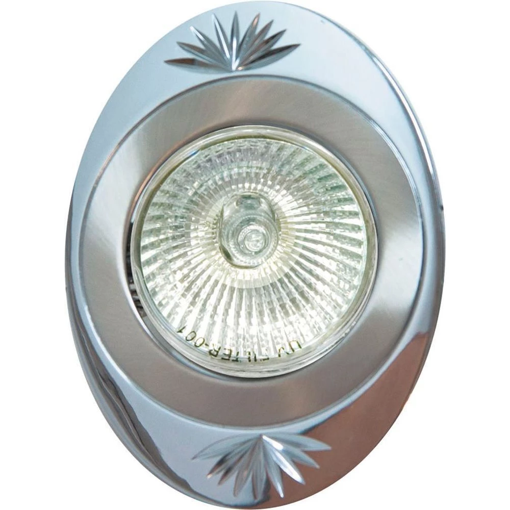 Светильник встраиваемый Feron DL250 потолочный MR16 G5.3 титан-хром (17908) - Viokon.com