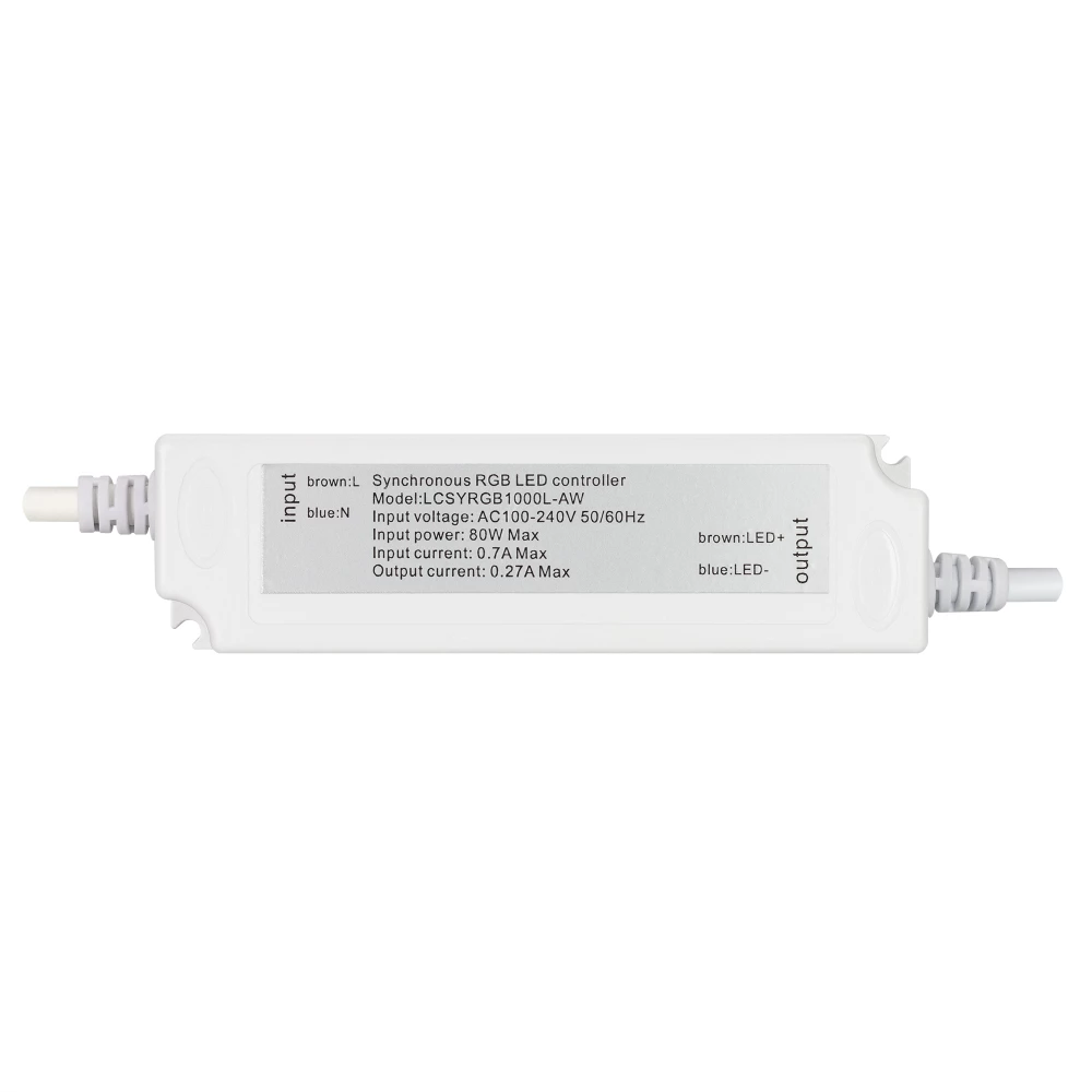 Контроллер ARD-CLASSIC-SYNC-RGB-1000LED White (230V, 80W, RF ПДУ) (Ardecoled, Закрытый) 028213 - Viokon.com