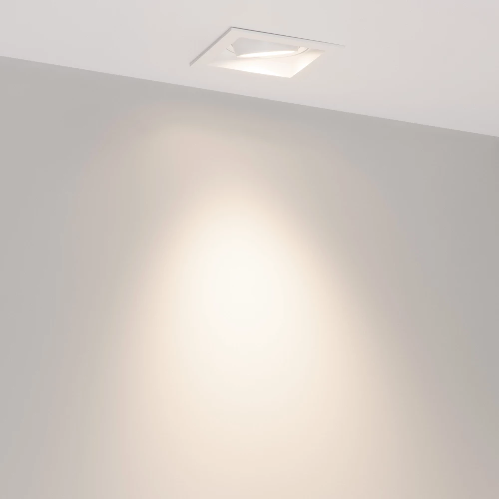 Светильник MS-VORTEX-BUILT-S90x90-12W Day4000 (WH-WH, 40 deg, 230V) (Arlight, IP20 Металл, 5 лет) 057915 - Viokon.com