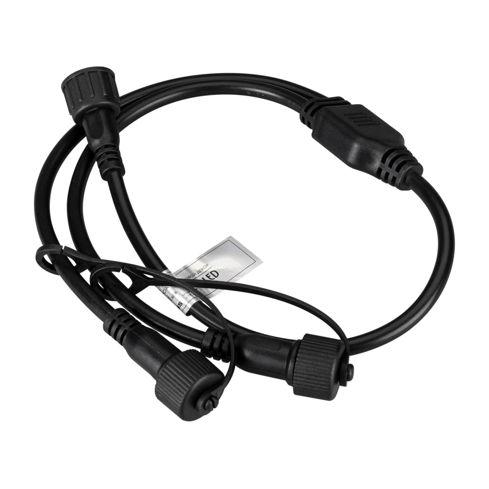 Коннектор питания ARD-CLASSIC-SYNC-RGB Black (230V, 2 ports) (Ardecoled, Закрытый) 031802 - Viokon.com