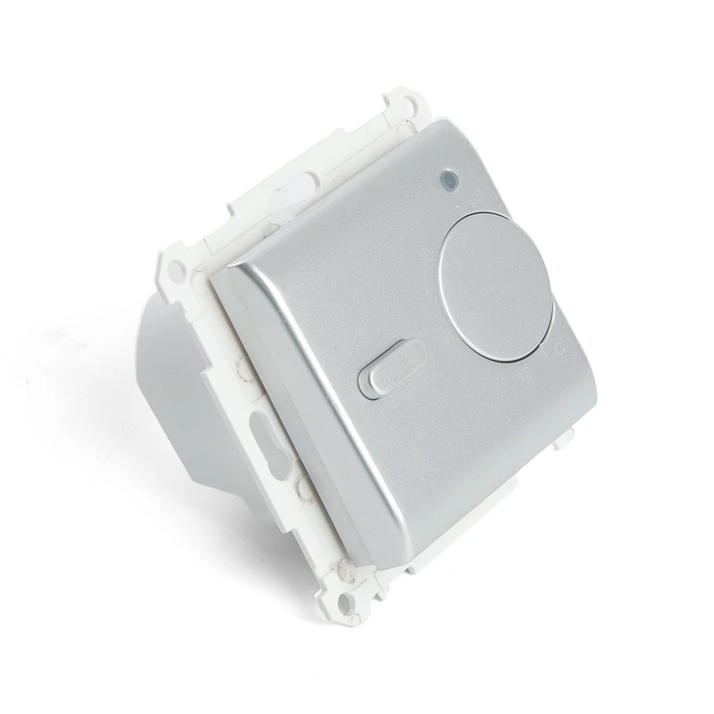 Терморегулятор механический для теплого пола (механизм), STEKKER GLS00-7117-01, 250В, 3500Вт, серия Катрин, белый (49740) - Viokon.com