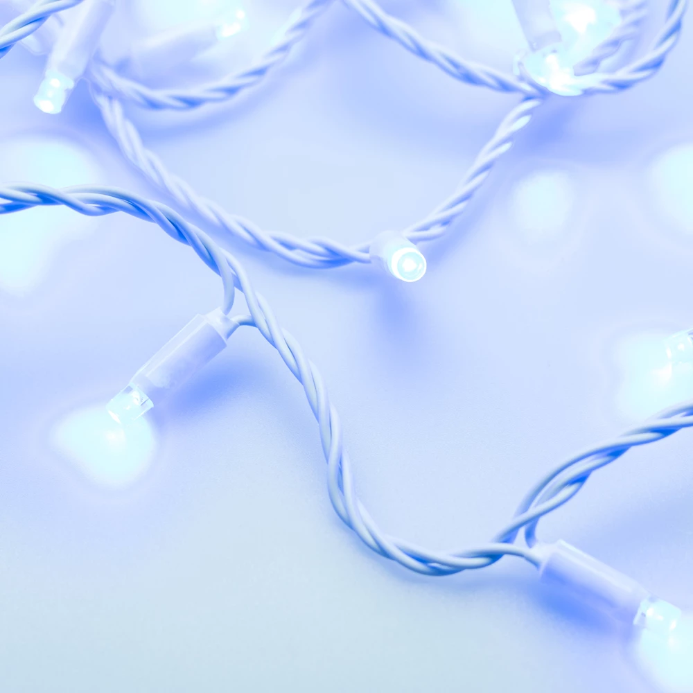 Светодиодная гирлянда ARD-STRING-CLASSIC-10000-WHITE-100LED-STD BLUE (230V, 7W) (Ardecoled, IP65) 025817 - Viokon.com