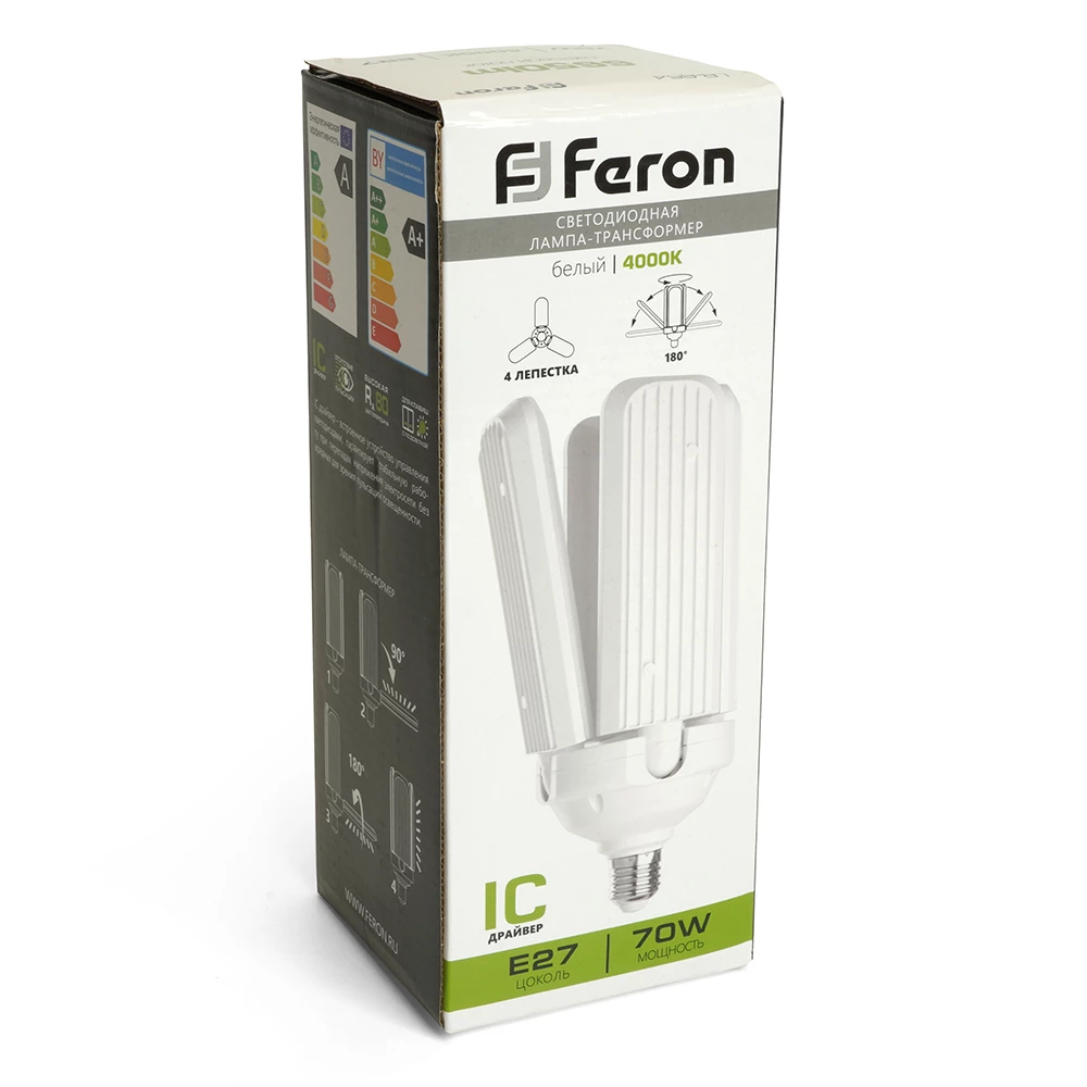 Лампа светодиодная Feron LB-654 E27 70W 175-265V 4000К (48773) - Viokon.com