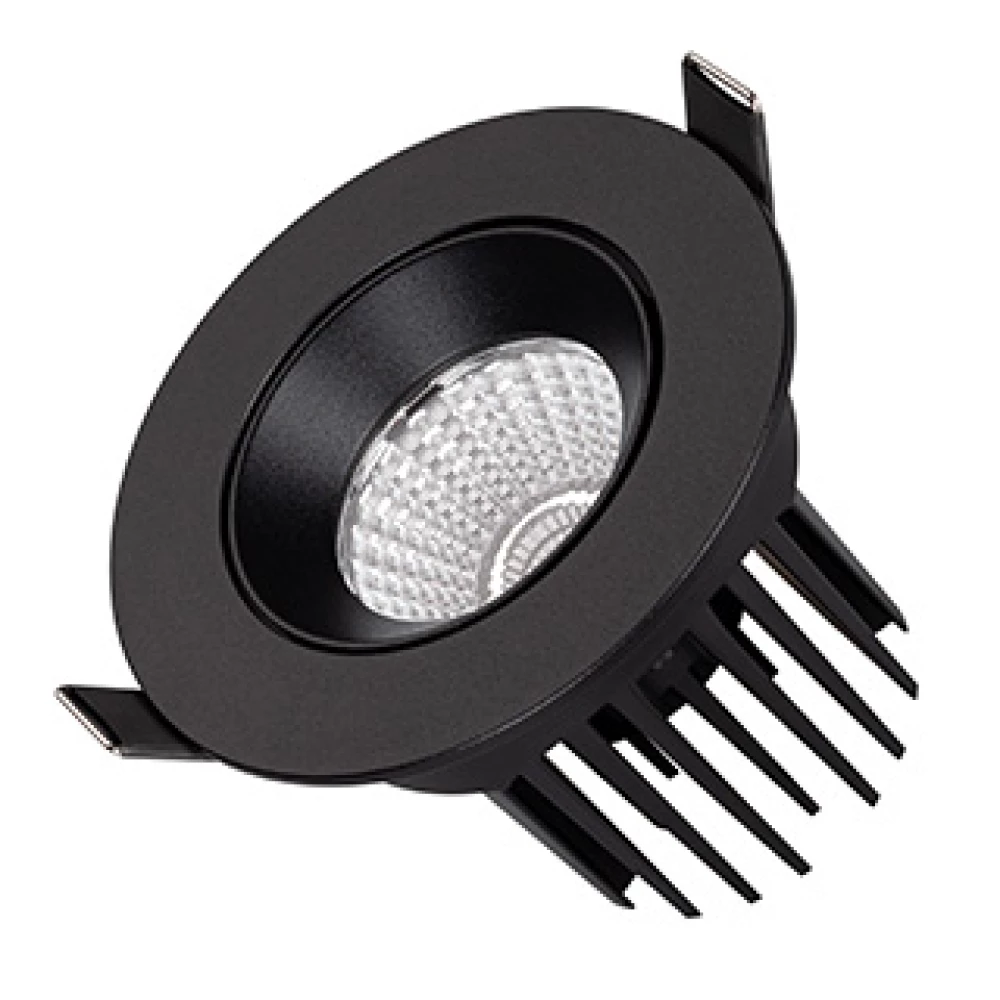 Светильник MS-ATOLL-BUILT-TURN-R94-10W Warm3000 (BK, 60 deg, 230V) (Arlight, IP54 Металл, 5 лет) 041574 - Viokon.com