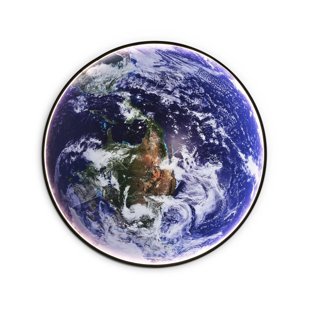 Настенно-потолочный светодиодный светильник FW11131 BK черный 15W LED 3000-6400K D240*38 - Viokon.com