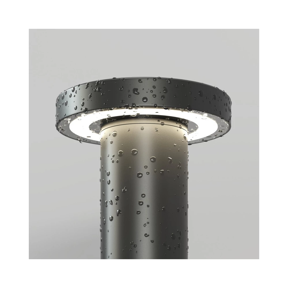 DK9708-BK Ландшафтный светодиодный уличный светильник DRAMEN IP65 15 Вт 3000К черный алюминий - Viokon.com