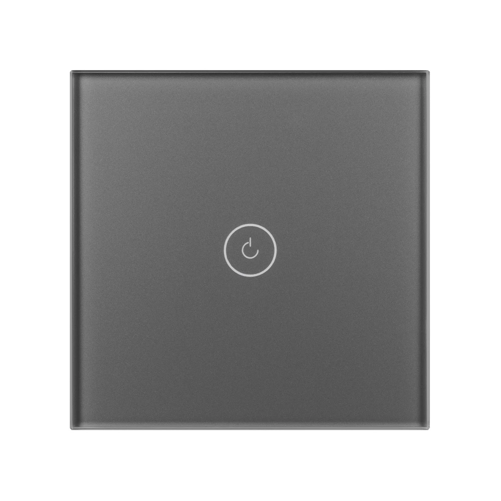 Выключатель сенсорный SWT-OMALI-S01-ZB-GR (250V, 10A, Zigbee) (Arlight, Стекло) 050036 - Viokon.com