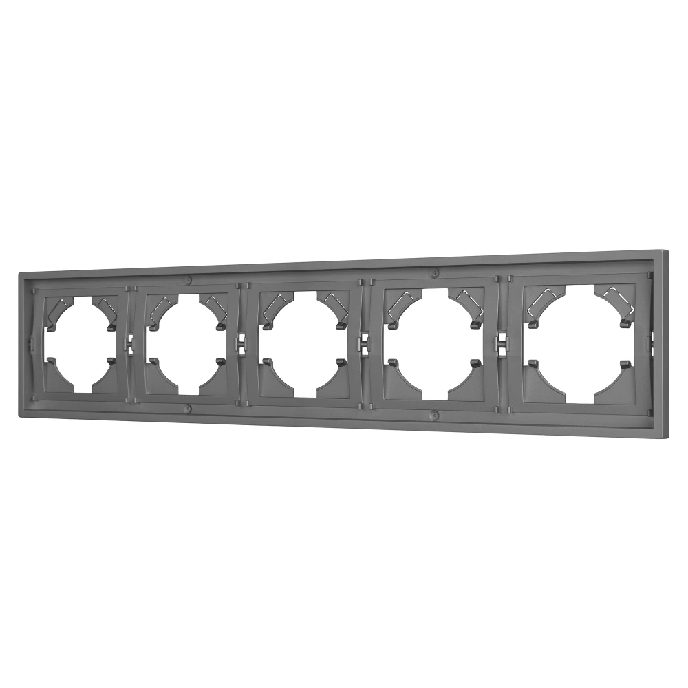 Рамка пластиковая FRM-TENDO-PL-5-GR (Arlight, Графитовый) 053853 - Viokon.com