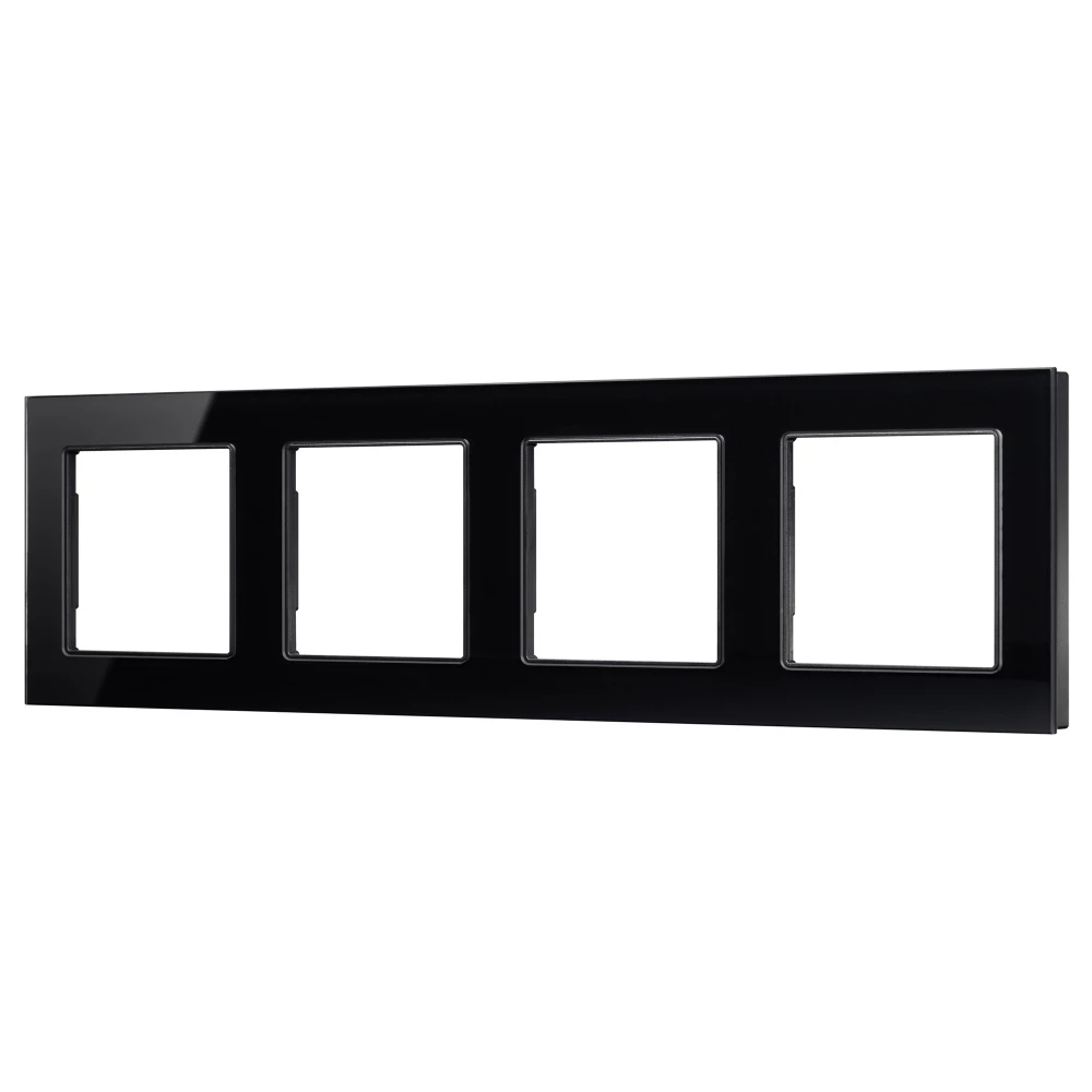 Рамка стеклянная FRM-GLARE-GS-4-BK (Arlight, -) 043803 - Viokon.com