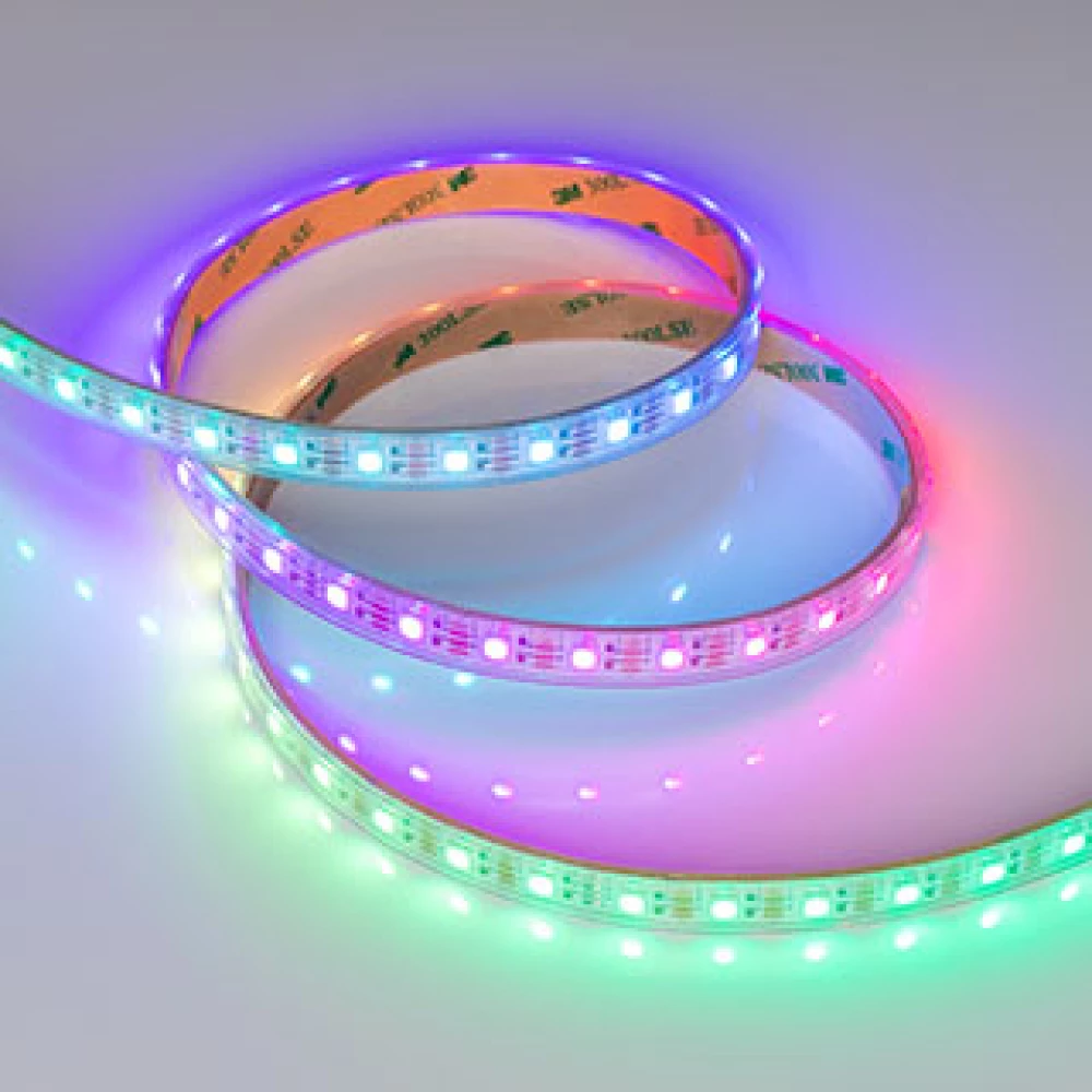 Лента герметичная SPI-P-B60-12mm 12V RGB-PX1-BPT (8 W/m, IP66, 5060, 5m) (Arlight, бегущий огонь) 041615(1) - Viokon.com