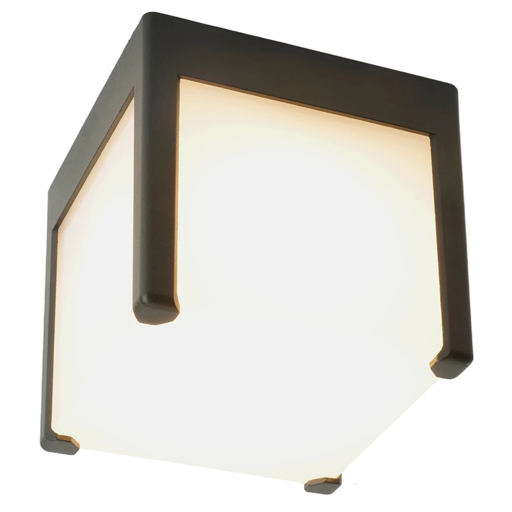 Светильник садово-парковый Feron DH0606, на стену, GX53 230V, черный (51336) - Viokon.com