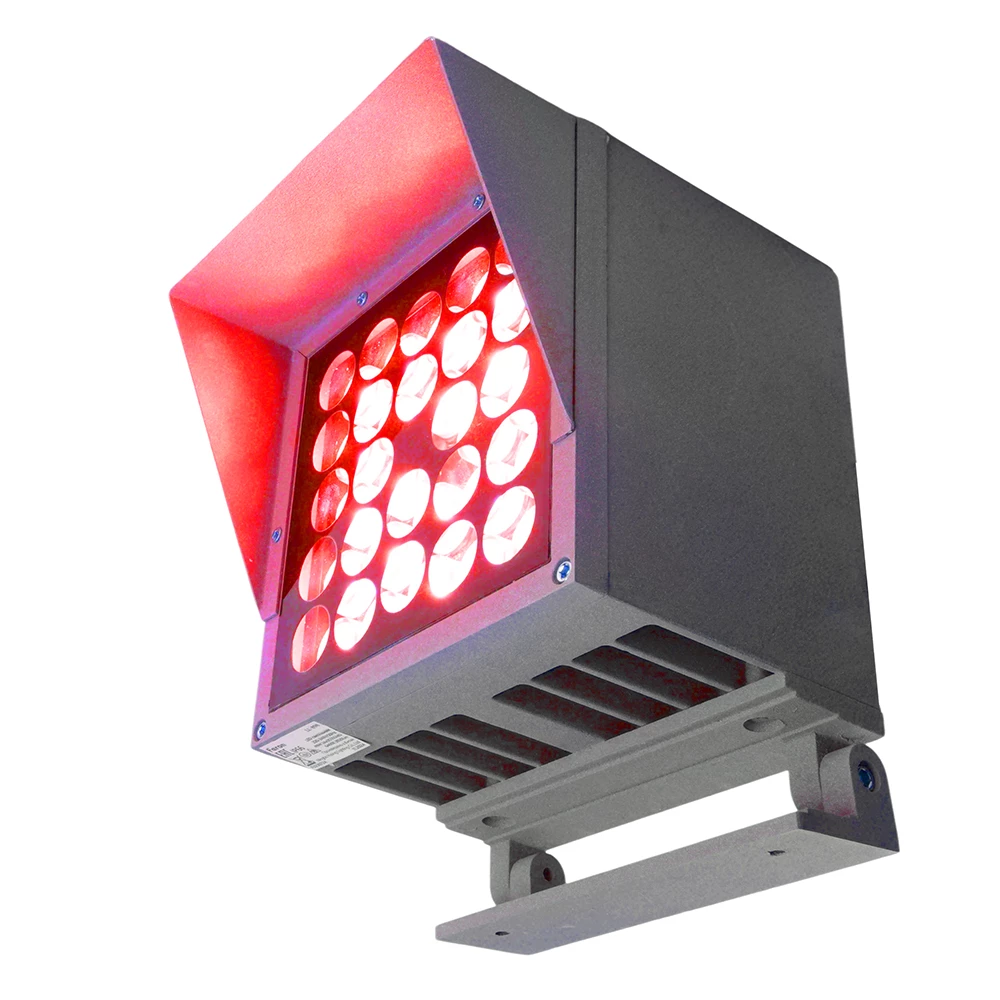 Светодиодный светильник ландшафтно-архитектурный Feron LL-898  AC220-240 49W красный IP66 квадрат (51711) - Viokon.com