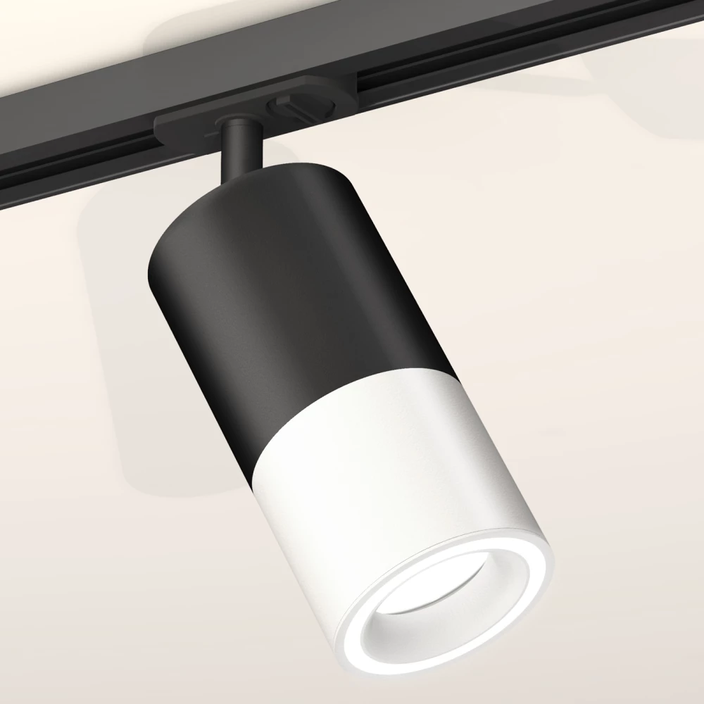 Комплект трекового светильника XT7401110 SWH/SBK белый песок/черный песок MR16 GU5.3 - Viokon.com