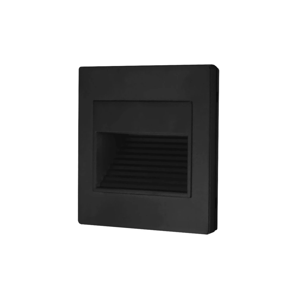 DK3050-BK Светильник встраиваемый в стену IP 20 LED 3000 1 Вт черный пластик - Viokon.com