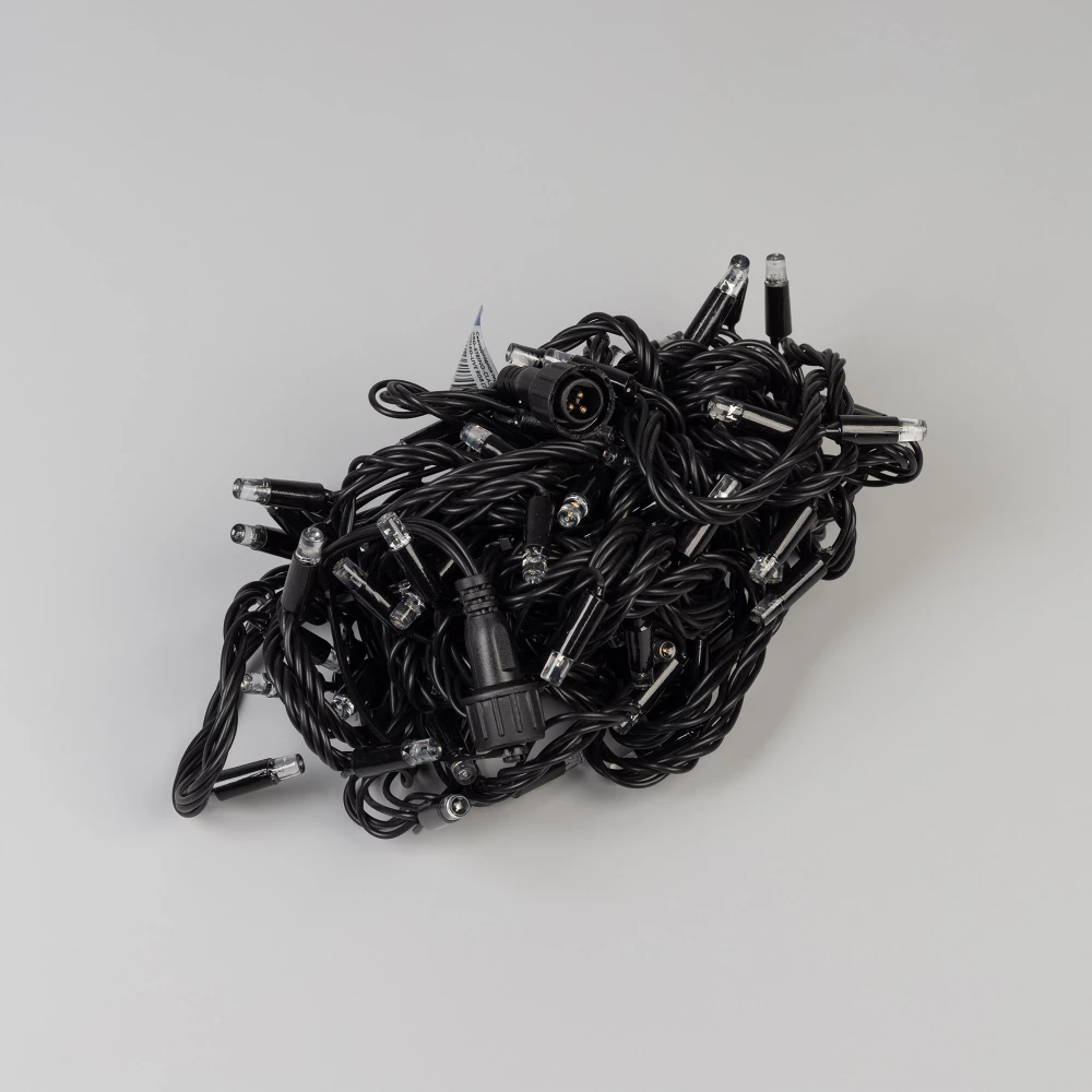 Светодиодная гирлянда ARD-STRING-CLASSIC-10000-BLACK-100LED-LIVE RGB (230V, 7W) (Ardecoled, IP65) 025808 - Viokon.com