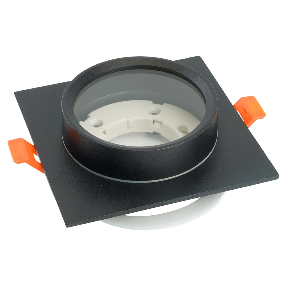 Светильник встраиваемый Feron DL505 потолочный GX53 черный квадрат IP44 (51104) - Viokon.com