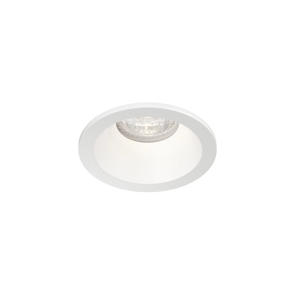 Встраиваемый влагозащищнный светильник COVE IP44 до 15 Вт LED GU10 алюминий белый - Viokon.com