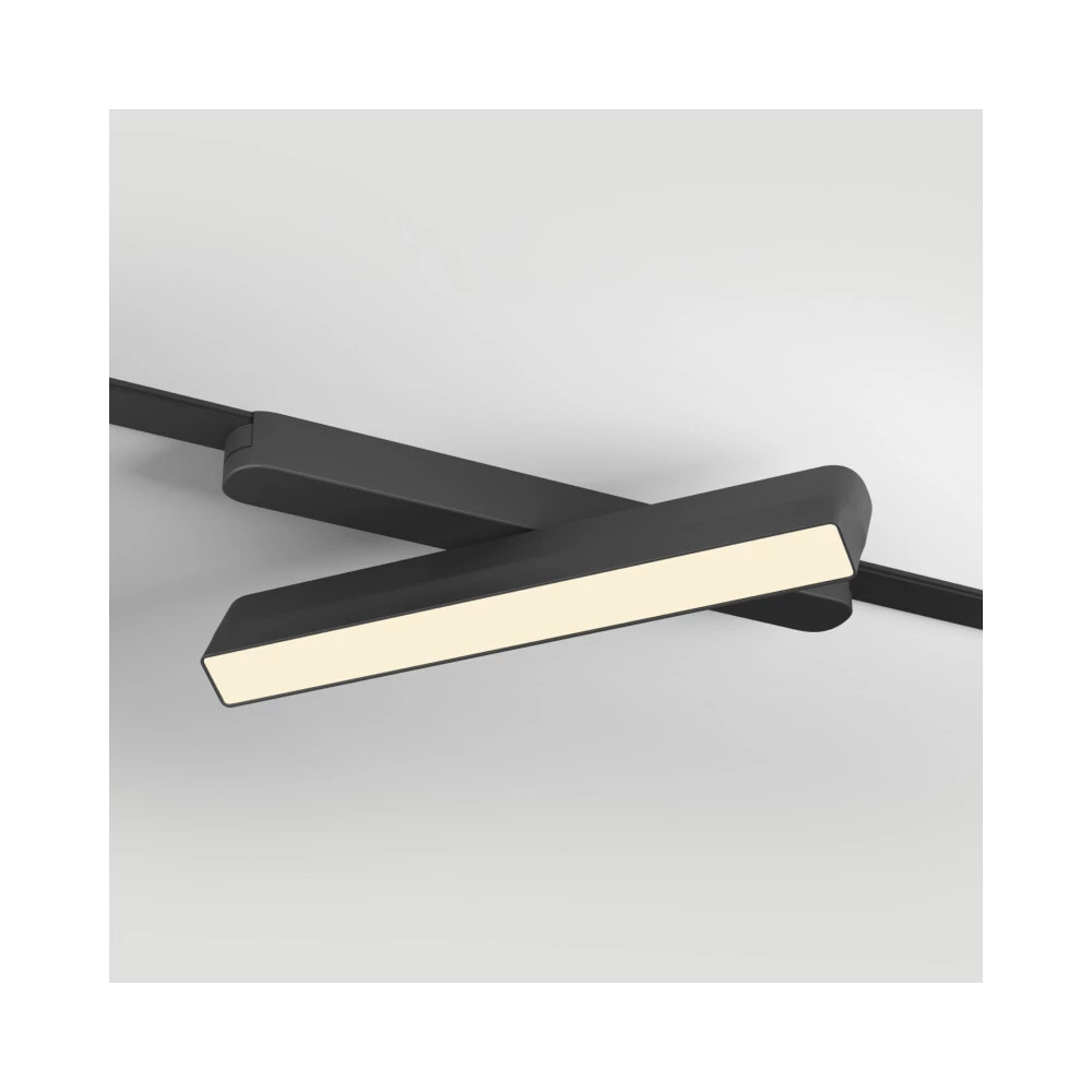 DK5303-BK Светильник для трека Air серия Linear 3000 со светодиодом L230W26H60мм 48V DC 9W RA90 120 3000K IP20 черный алюминий - Viokon.com