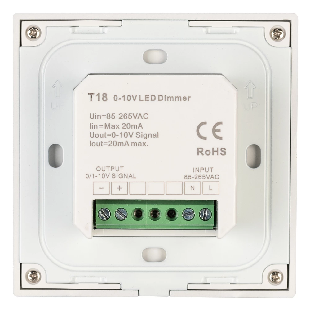 Панель SMART-P35-DIM-IN White (230V, 0-10V, Sens, 2.4G) (Arlight, IP20 Пластик, 5 лет) 027112 - Viokon.com