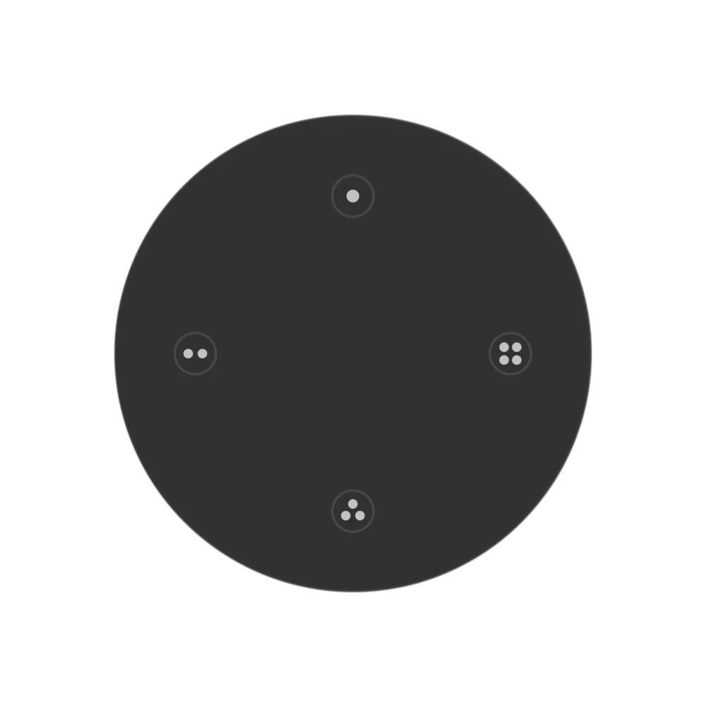 INTELLIGENT ARLIGHT Пульт SMART-801-22-4G-4SC-SH Black (3V, Magnet, 2.4G) (IARL, IP20 Пластик, 5 лет) 046481 - Viokon.com