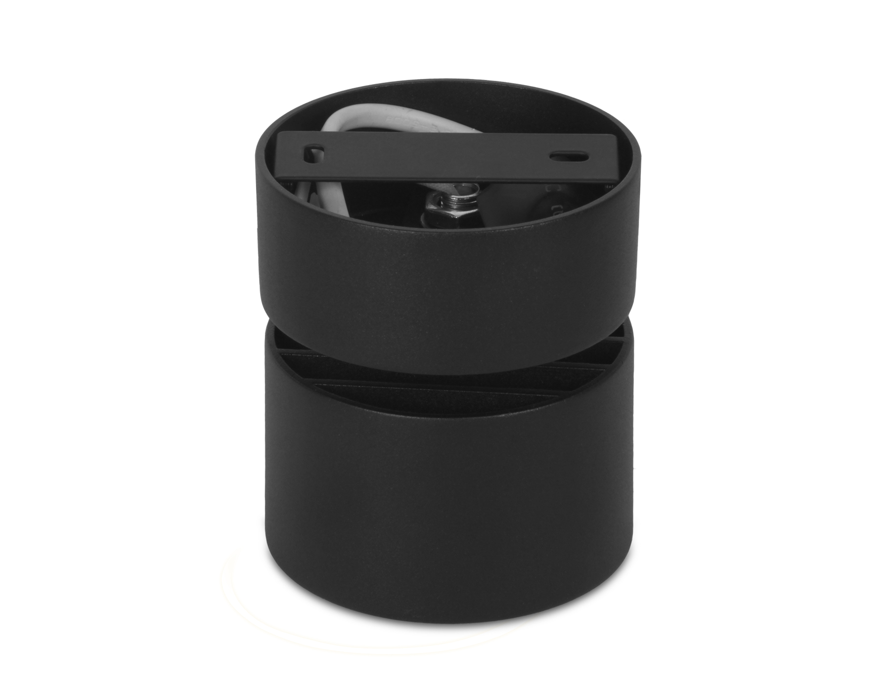 Накладной поворотный светодиодный светильник TN269 SBK черный песок LED 4200K 7W D75*83 - Viokon.com