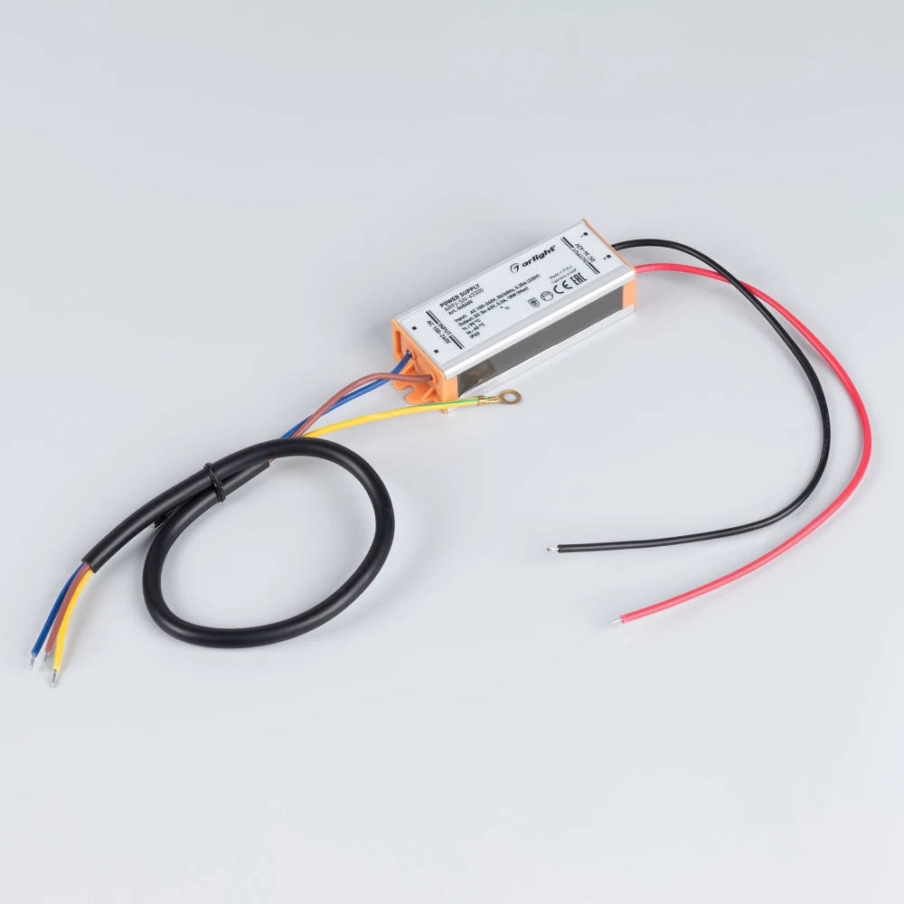 Блок питания ARPJ-SN-63300 (18W, 34-63V, 300mA) (Arlight, IP65 Металл, 3 года) 045400 - Viokon.com